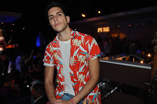 Gabe Saporta_Cobra Starship_PURE Nightclub 2